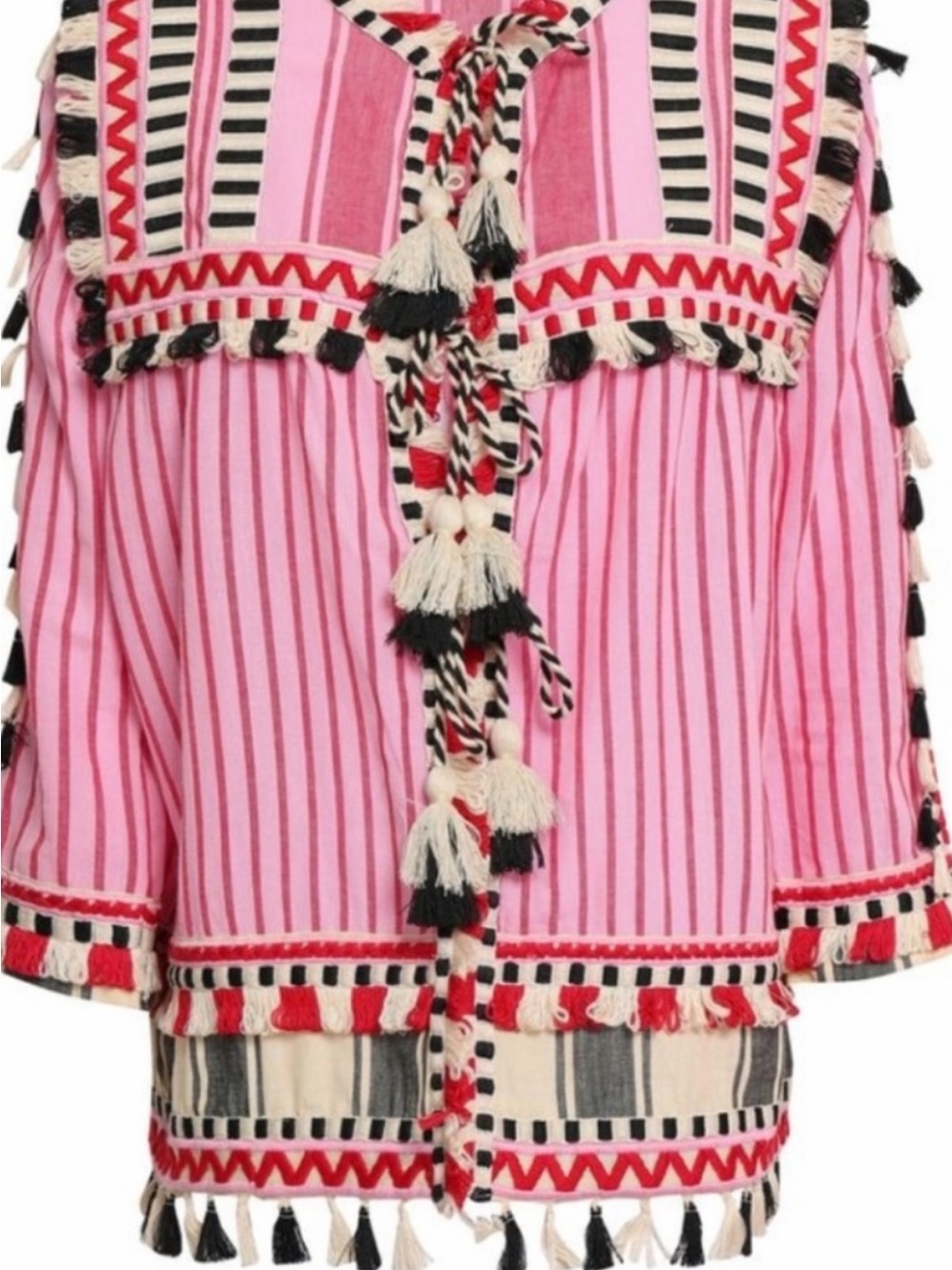 EUC Dodo Bar OR Marcus embroidered gauze jacket.